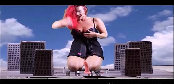  Giantess Ivy Adams destroys you and your city